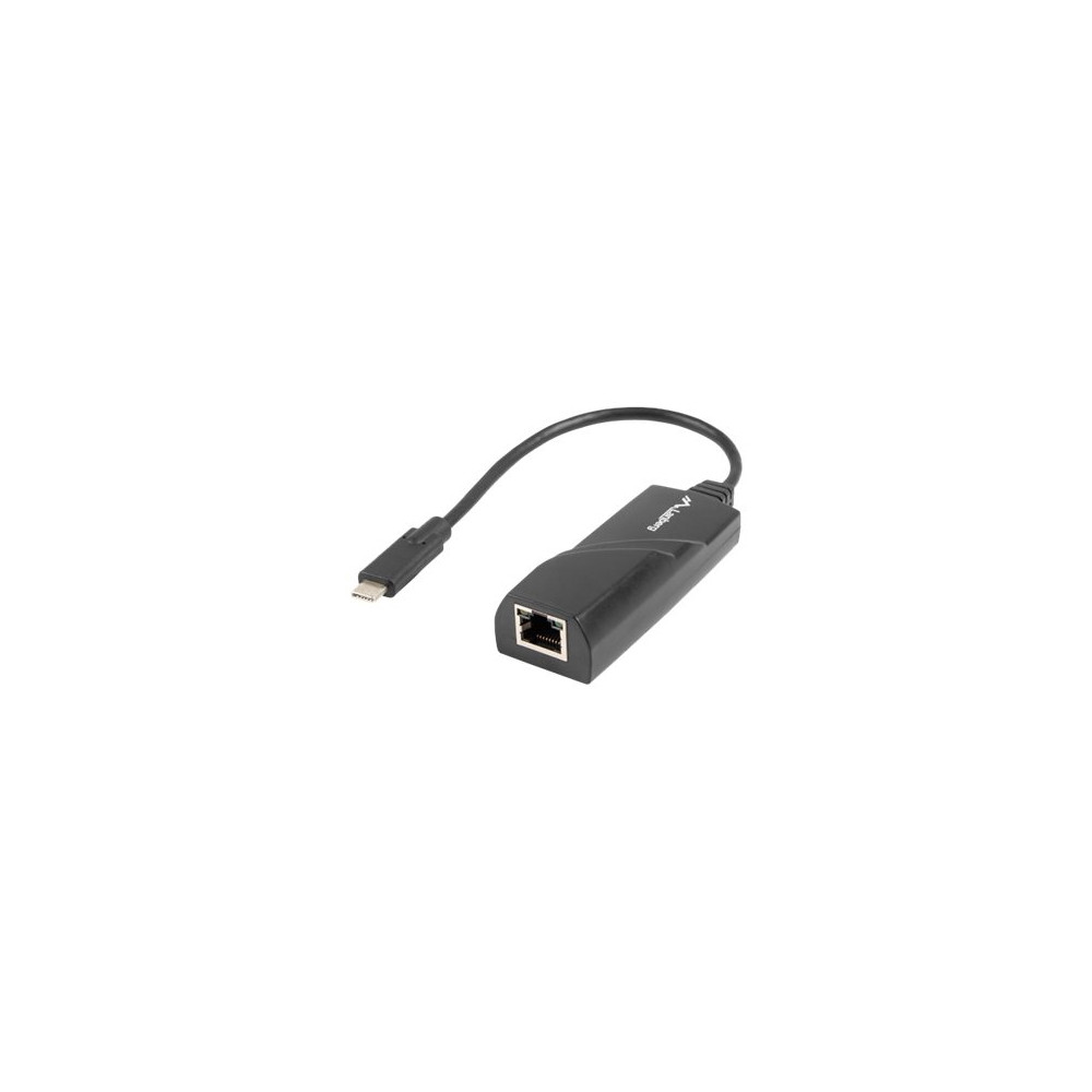 Produktbild för Lanberg NC-1000-02 - nätverksadapter - USB-C 3.1 - Gigabit Ethernet
