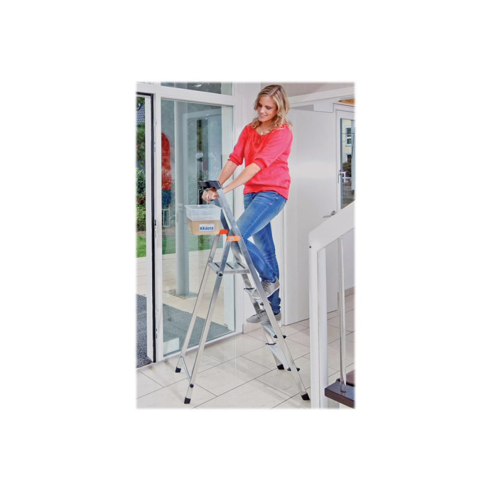 Produktbild för Krause Safety - steglejdare - 4 steg