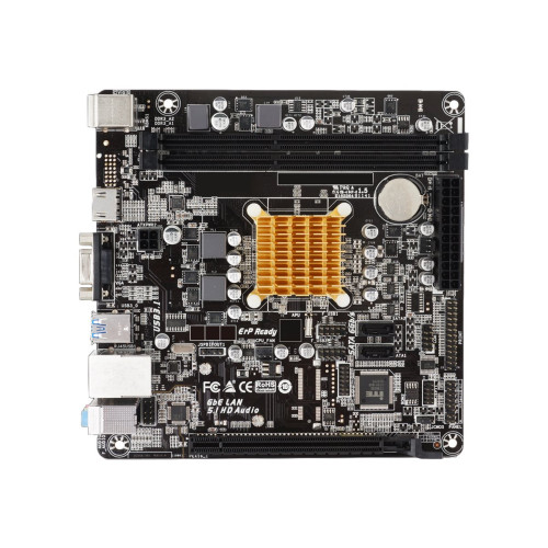 Biostar A68N-2100K - moderkort - mini ITX - AMD E1 6010 - Moderkort