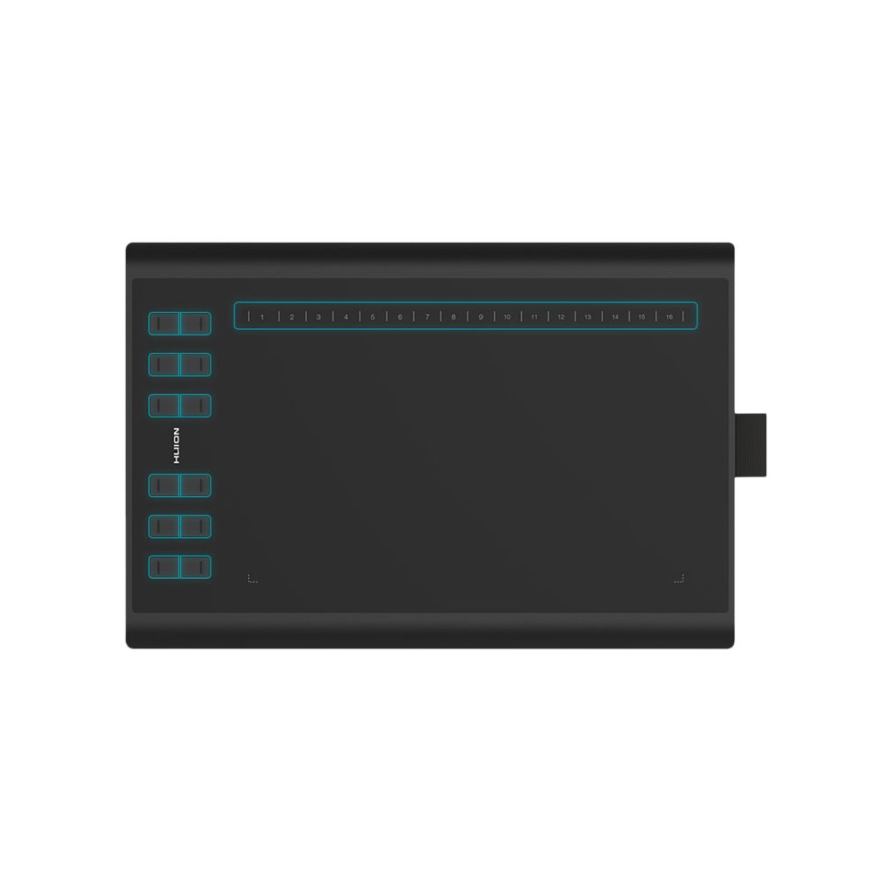 Produktbild för Huion Inspiroy H1060P - digitaliserare - micro USB - svart