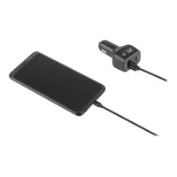 Produktbild för Green Cell strömadapter för bil - USB, USB-C - 42 watt