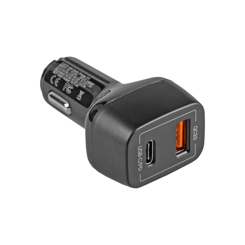 Produktbild för Green Cell strömadapter för bil - USB, USB-C - 42 watt