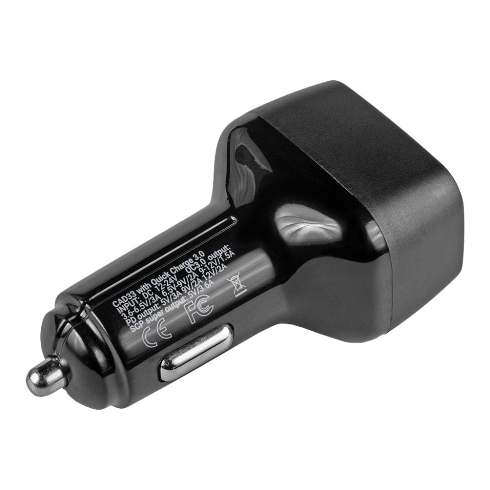 Produktbild för Green Cell strömadapter för bil - USB, USB-C - 42 watt