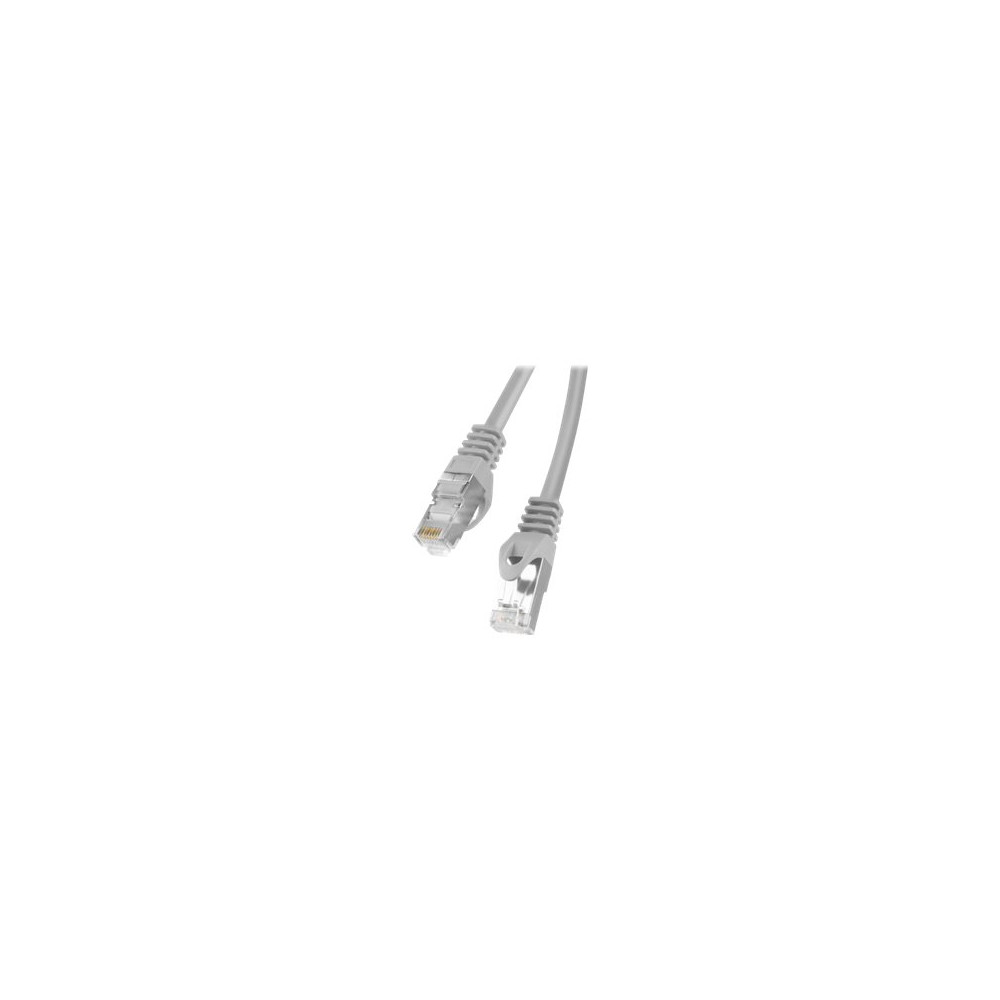 Produktbild för Lanberg patch-kabel - 10 m - grå, RAL 7035