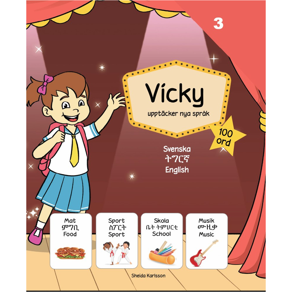 Produktbild för Vicky upptäcker nya språk 3. Tigrinja (inbunden, tir)