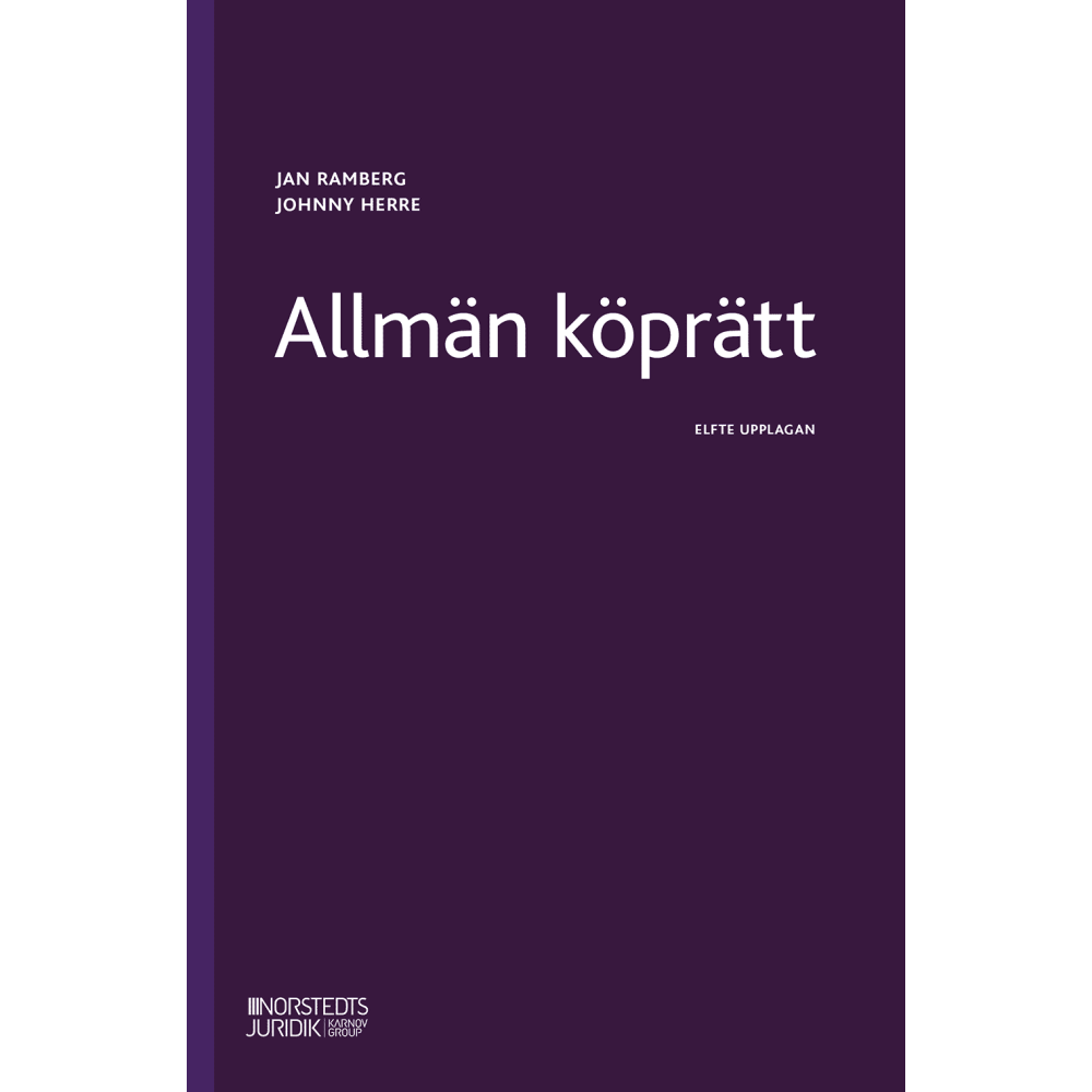 Produktbild för Allmän köprätt (häftad)