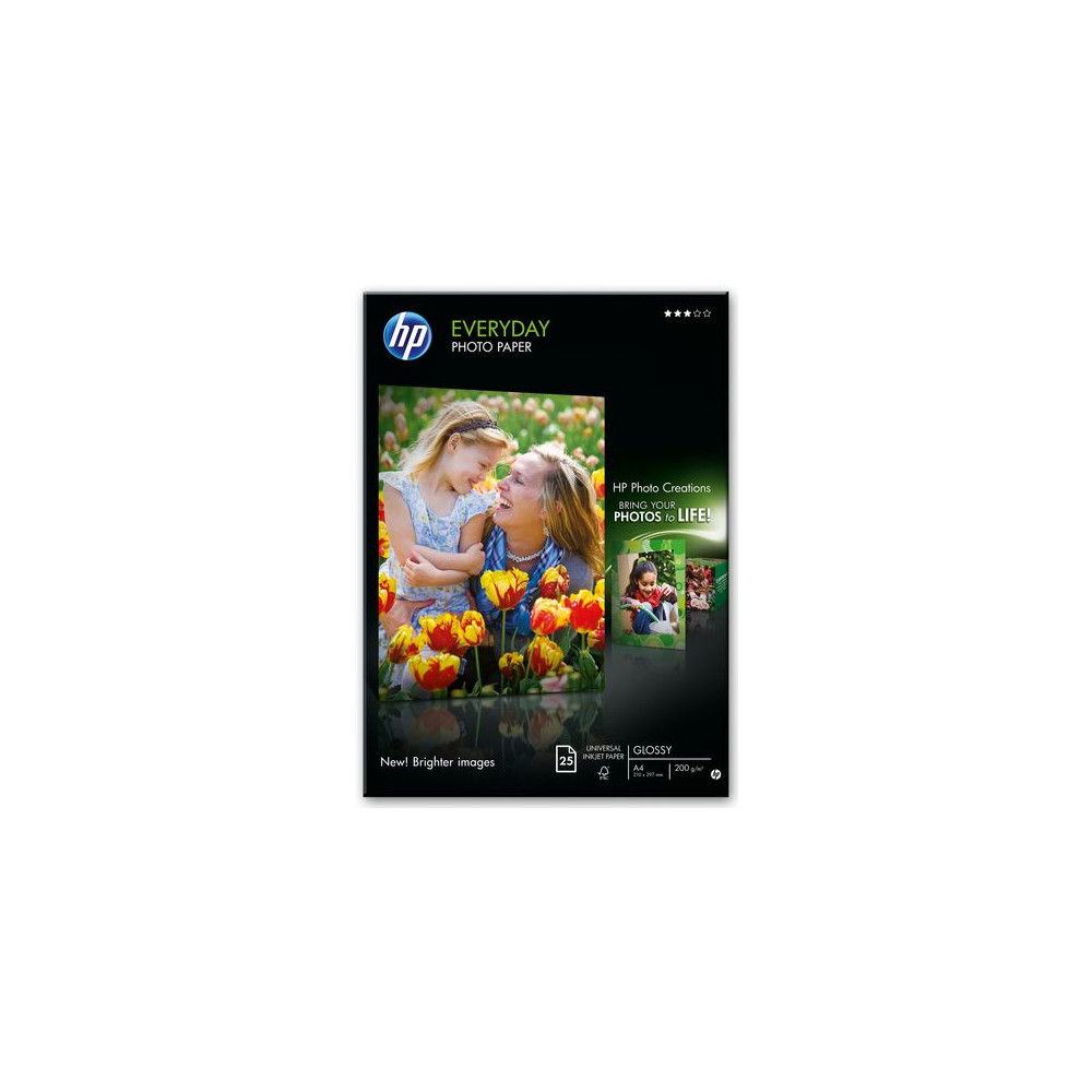 Produktbild för Fotopapper HP Q5451A A4 200g 25/fp