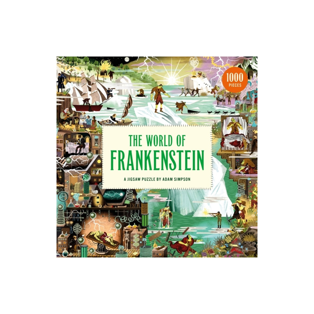 Produktbild för Pussel The World of Frankenstein 1000 bitar