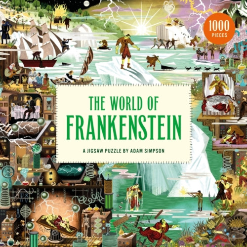 Adam Simpson Pussel The World of Frankenstein 1000 bitar