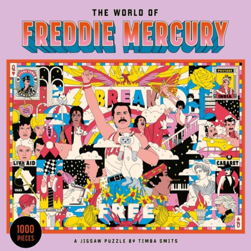 Timba Smits Pussel The World of Freddie Mercury puzzle 1000 bitar