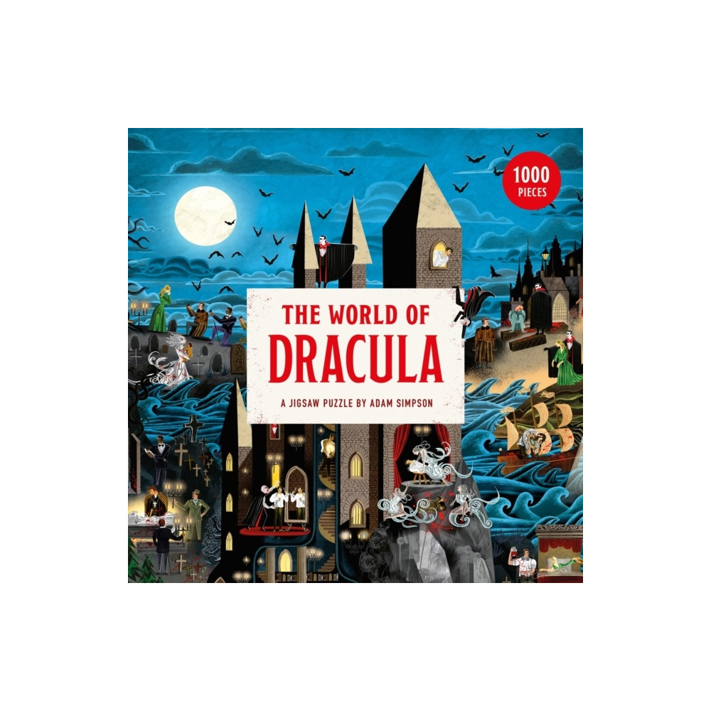 Produktbild för Pussel The World of Dracula puzzle 1000 bitar