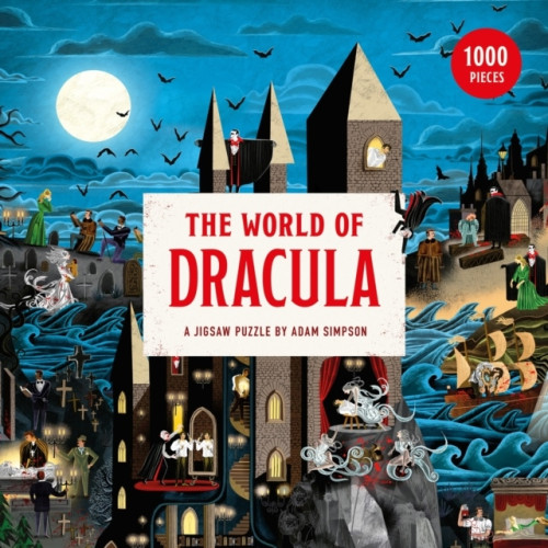Adam Simpson Pussel The World of Dracula puzzle 1000 bitar