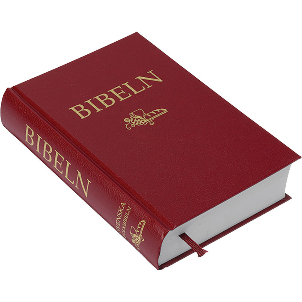 Produktbild för Bibeln SFB 2015, mellanformat, röd hårdpärm (inbunden)