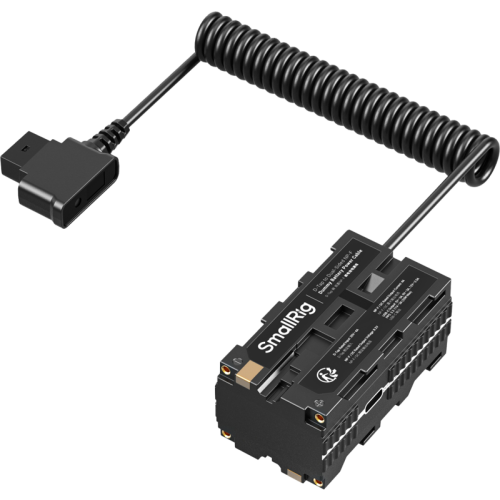 SMALLRIG 4884 D-Tap to Dual-Sided NP-F Dummy Battery Power Cable - Adaptrar & Hubbar
