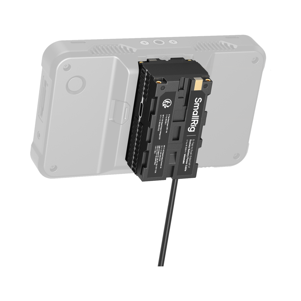 Produktbild för SmallRig 4884 D-Tap to Dual-Sided NP-F Dummy Battery Power Cable