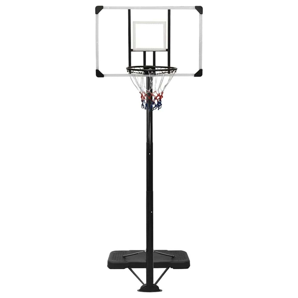 Produktbild för Basketkorg transparent 256-361 cm polykarbonat