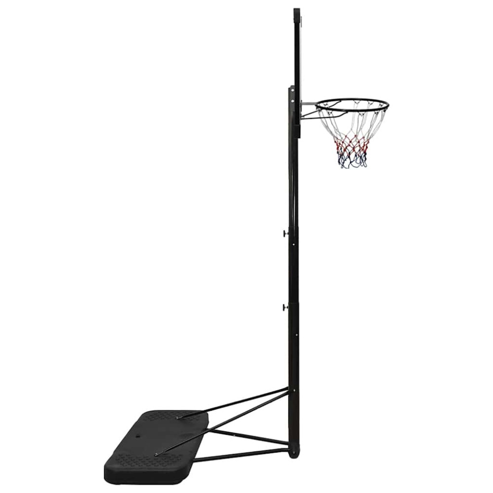 Produktbild för Basketkorg transparent 256-361 cm polykarbonat