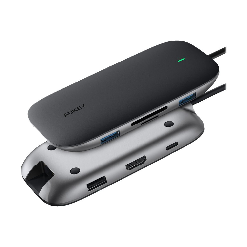 Produktbild för Aukey Unity Link PD III - dockningsstation - USB-C - HDMI - 1GbE