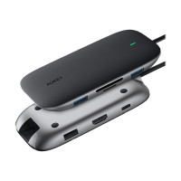 Produktbild för Aukey Unity Link PD III - dockningsstation - USB-C - HDMI - 1GbE