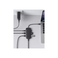 Produktbild för Aukey Unity Link PD III - dockningsstation - USB-C - HDMI - 1GbE