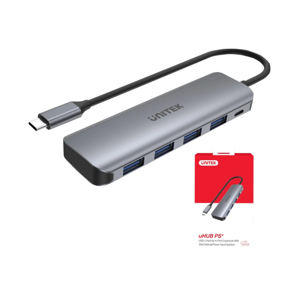 Produktbild för Unitek uHUB P5+ H1107A - hubb - 5 portar
