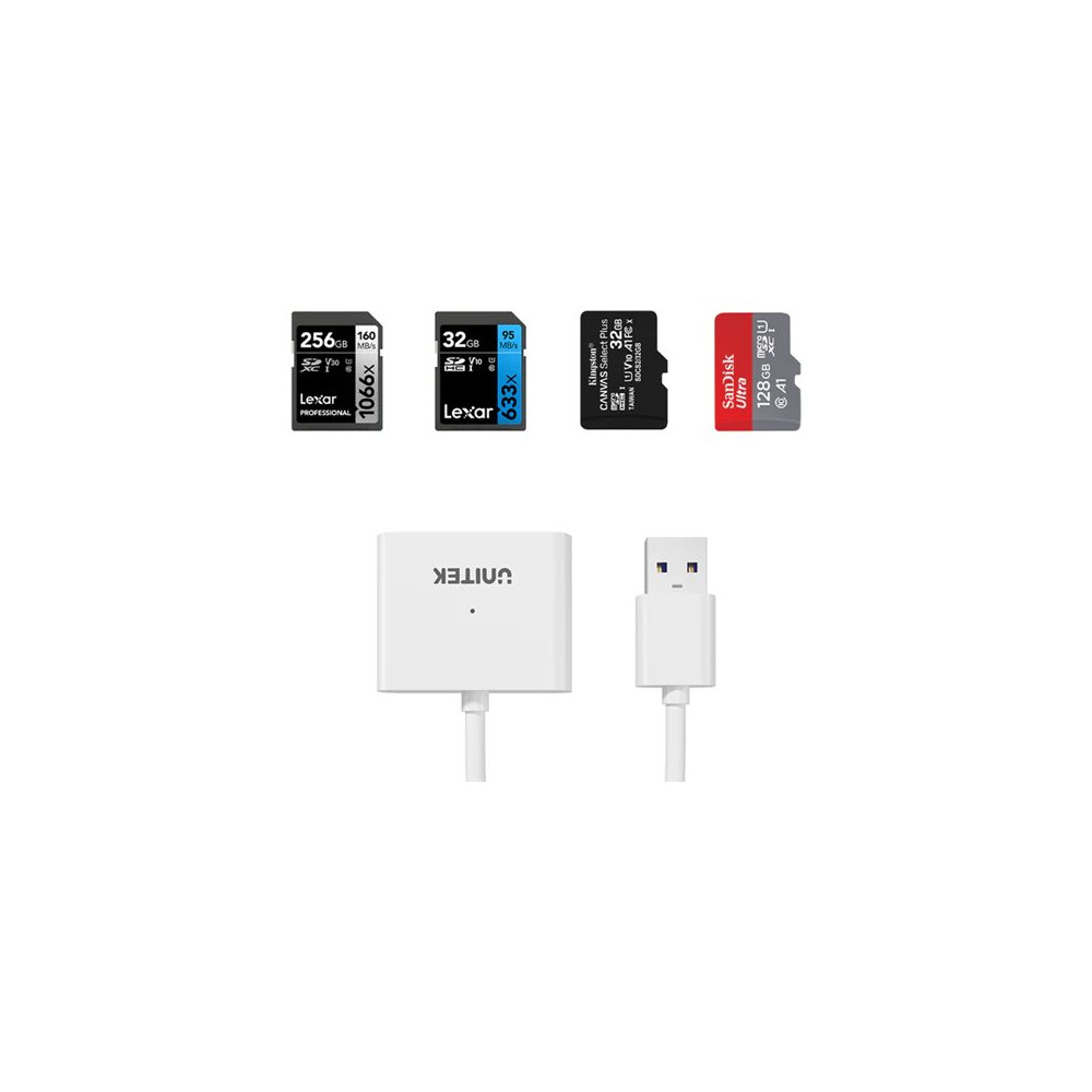 Produktbild för Unitek Y-9321 - kortläsare - USB 3.0