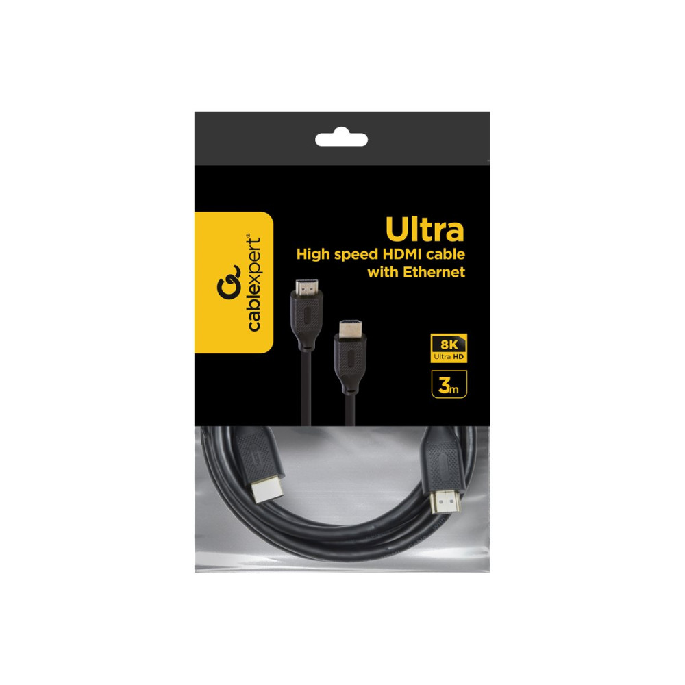 Produktbild för Gembird HDMI-kabel med Ethernet - 3 m