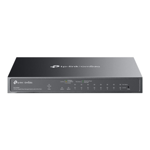 TP-LINK TP-Link Omada ES210GMP V1 - switch - 10 portar - Administrerad