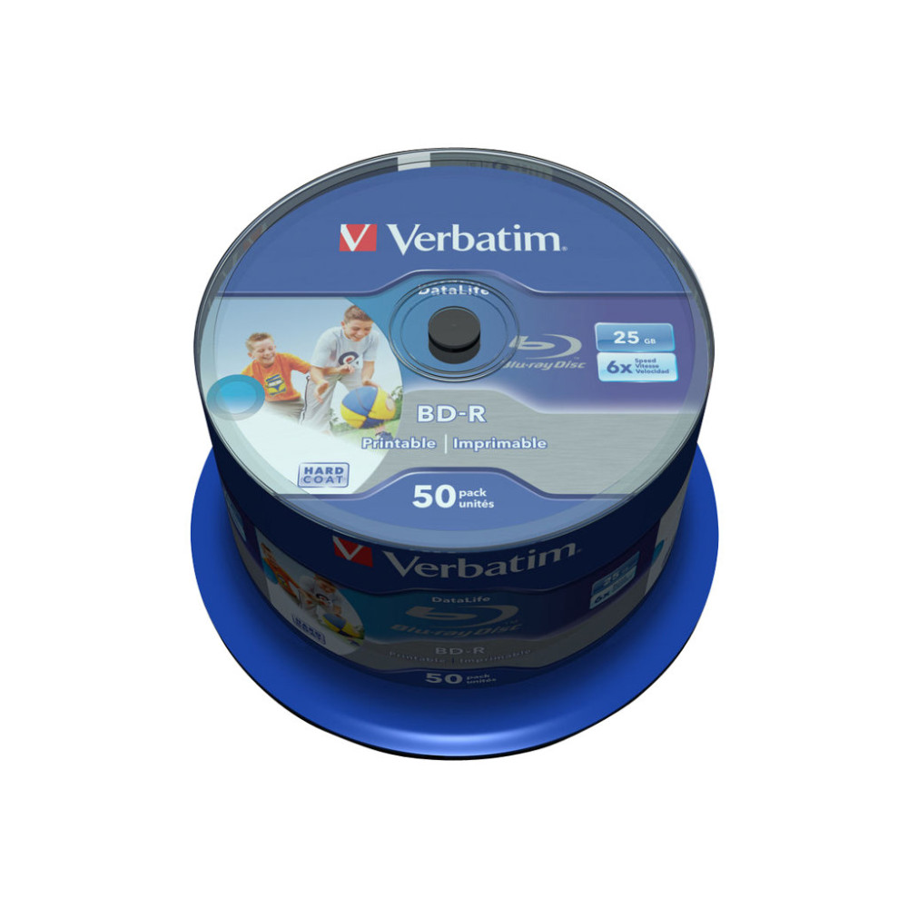Produktbild för Verbatim DataLife - BD-R x 50 - 25 GB - lagringsmedier