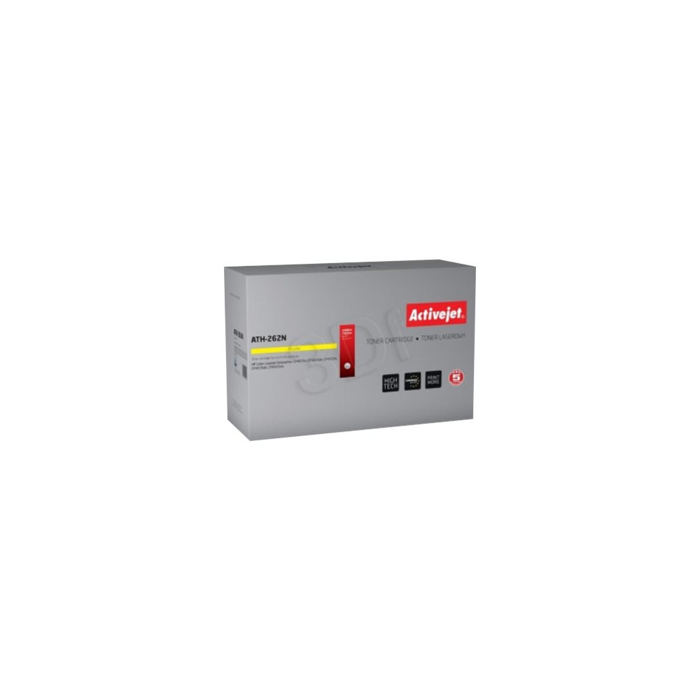 Produktbild för ActiveJet Supreme ATH-262N - gul - kompatibel - tonerkassett (alternativ för: HP CE262A)