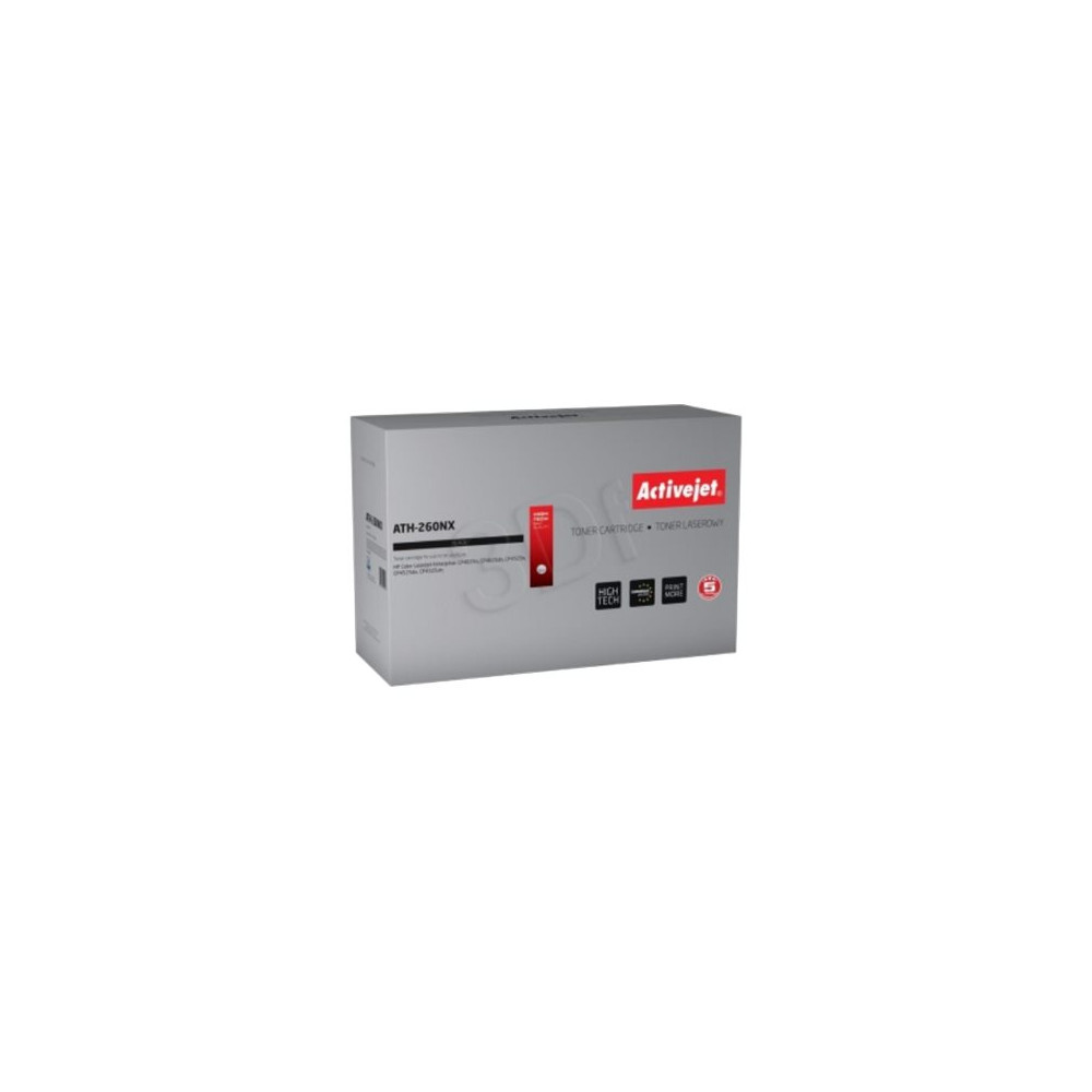 Produktbild för ActiveJet Supreme ATH-260NX - svart - kompatibel - tonerkassett (alternativ för: HP CE260X)
