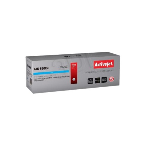ActiveJet ActiveJet ATK-590CN Supreme version - cyan - kompatibel - tonerkassett (alternativ för: Kyocera TK-590C)
