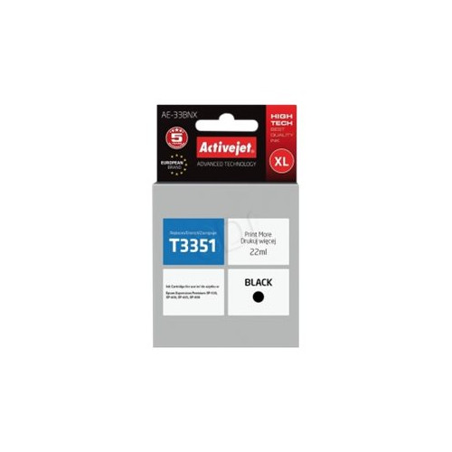 ActiveJet ActiveJet Supreme AE-33BNX - XL - svart - kompatibel - bläckpatron (alternativ för: Epson T3351)