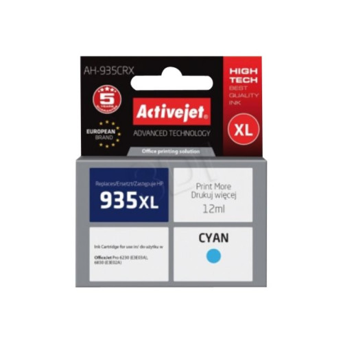 ActiveJet ActiveJet Premium AH-935CRX - XL - cyan - kompatibel - bläckpatron (alternativ för: HP C2P24AE)