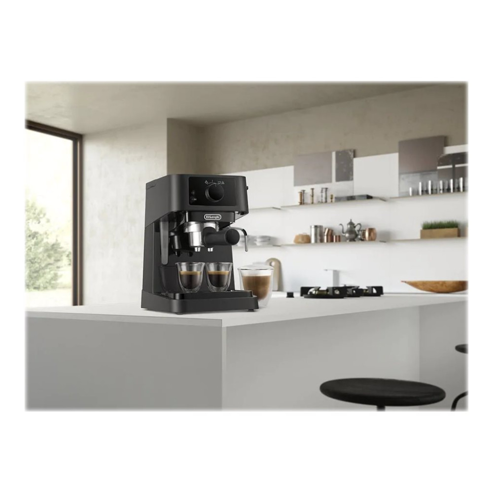 Produktbild för De'Longhi Stilosa EC230.BK - kaffemaskin med mjölkskummare - 15 bar - svart