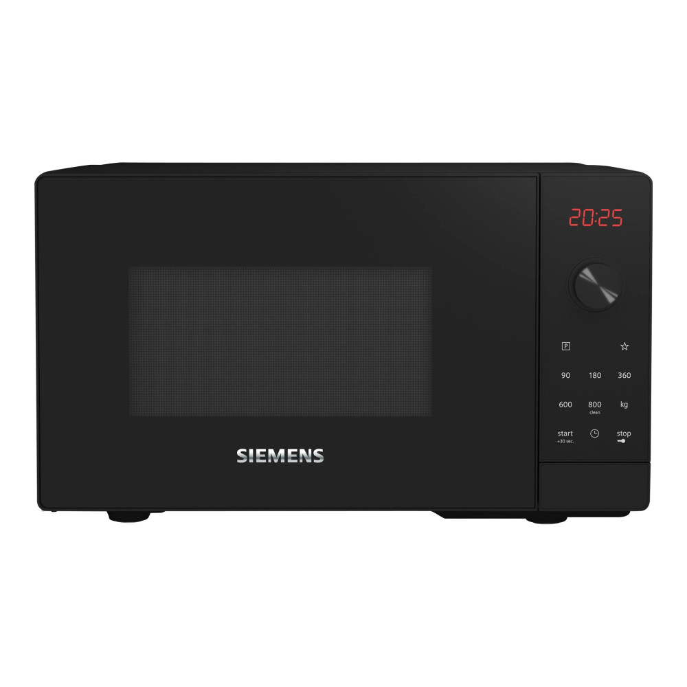 Produktbild för Siemens iQ300 FF023LMB2 - mikrovågsugn - fristående - svart / rostfritt stål