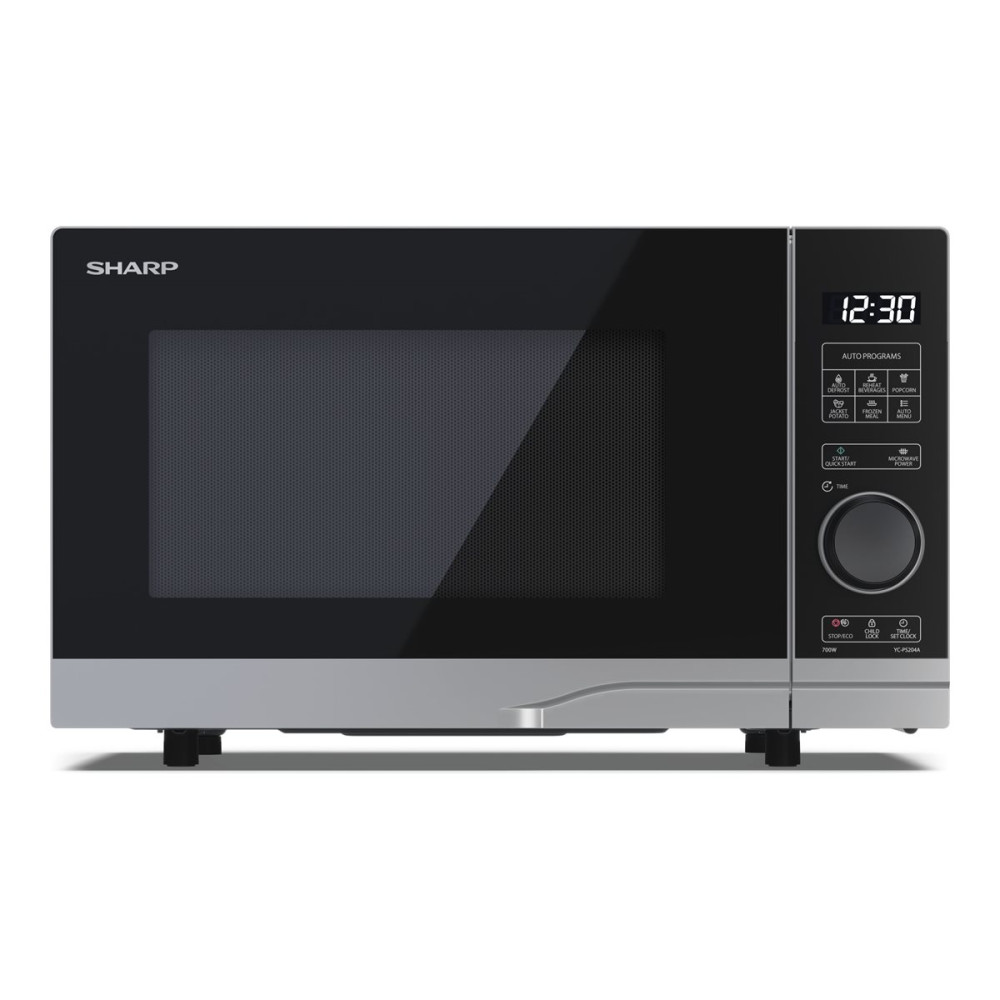 Produktbild för Sharp Premium series YC-PS204AE-S - mikrovågsugn - fristående - silver