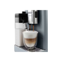 Produktbild för De'Longhi Rivelia EXAM440.55.G - automatisk kaffekokare med mjölkskummare - 19 bar - stengrå