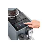 Produktbild för De'Longhi Rivelia EXAM440.55.G - automatisk kaffekokare med mjölkskummare - 19 bar - stengrå
