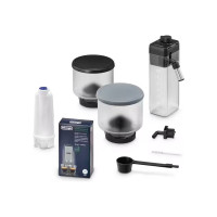 Produktbild för De'Longhi Rivelia EXAM440.55.G - automatisk kaffekokare med mjölkskummare - 19 bar - stengrå