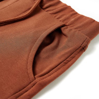 Produktbild för Barnshorts med snöre brun 128