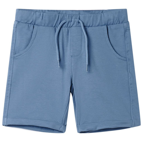 vidaXL Barnshorts med snöre mörkblå 92