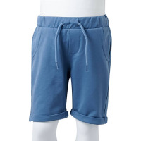 Produktbild för Barnshorts med snöre mörkblå 92