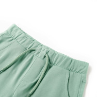 Produktbild för Barnshorts med snöre blandad ljus khaki 140