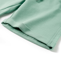 Produktbild för Barnshorts med snöre blandad ljus khaki 140