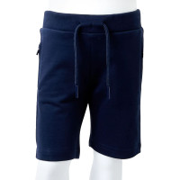 Produktbild för Barnshorts marinblå 92