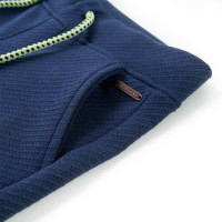 Produktbild för Barnshorts med snöre mörkblå 140