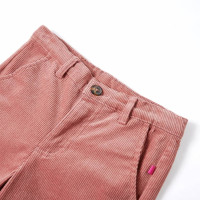 Produktbild för Byxor för barn manchester gammelrosa 104
