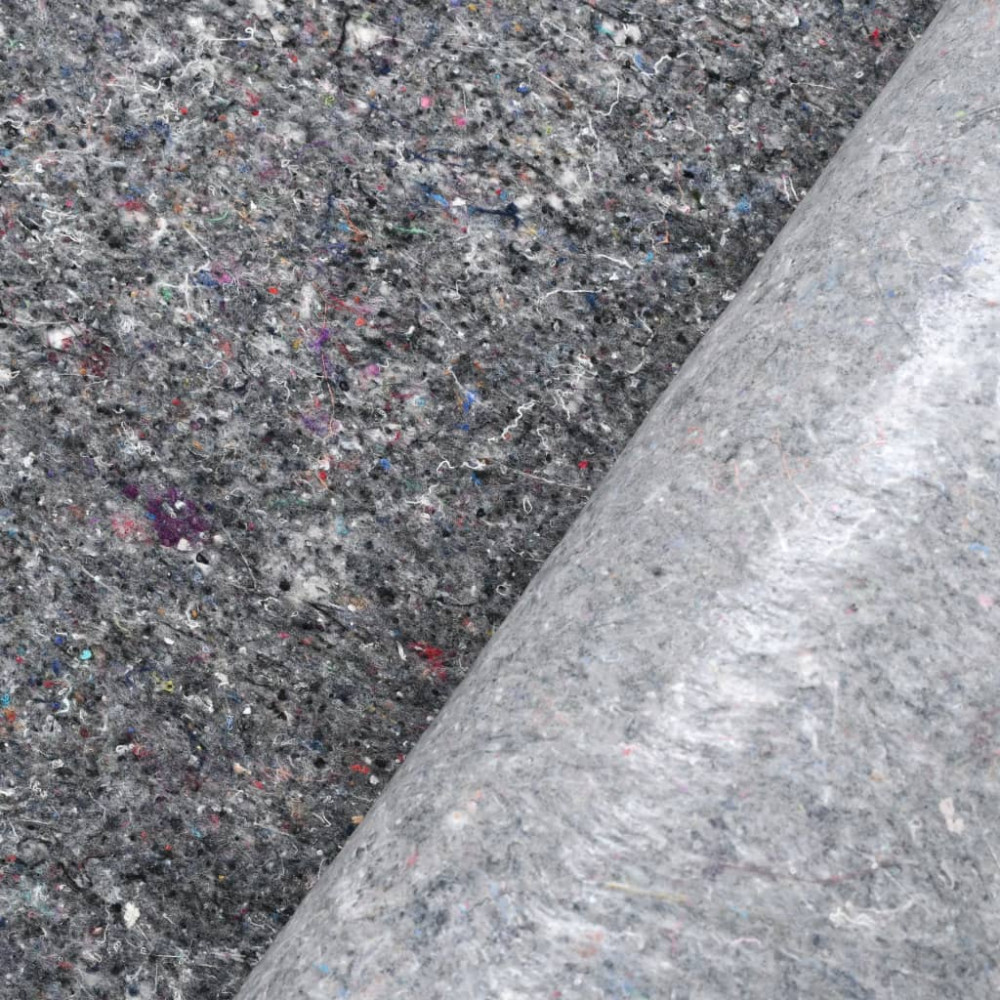 Produktbild för Målarmatta halkfri 50 m 280 g/m² grå