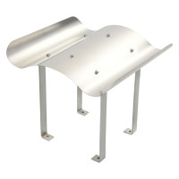 Produktbild för Skorstenshuv rostfritt stål 50 x 50 x 37 cm